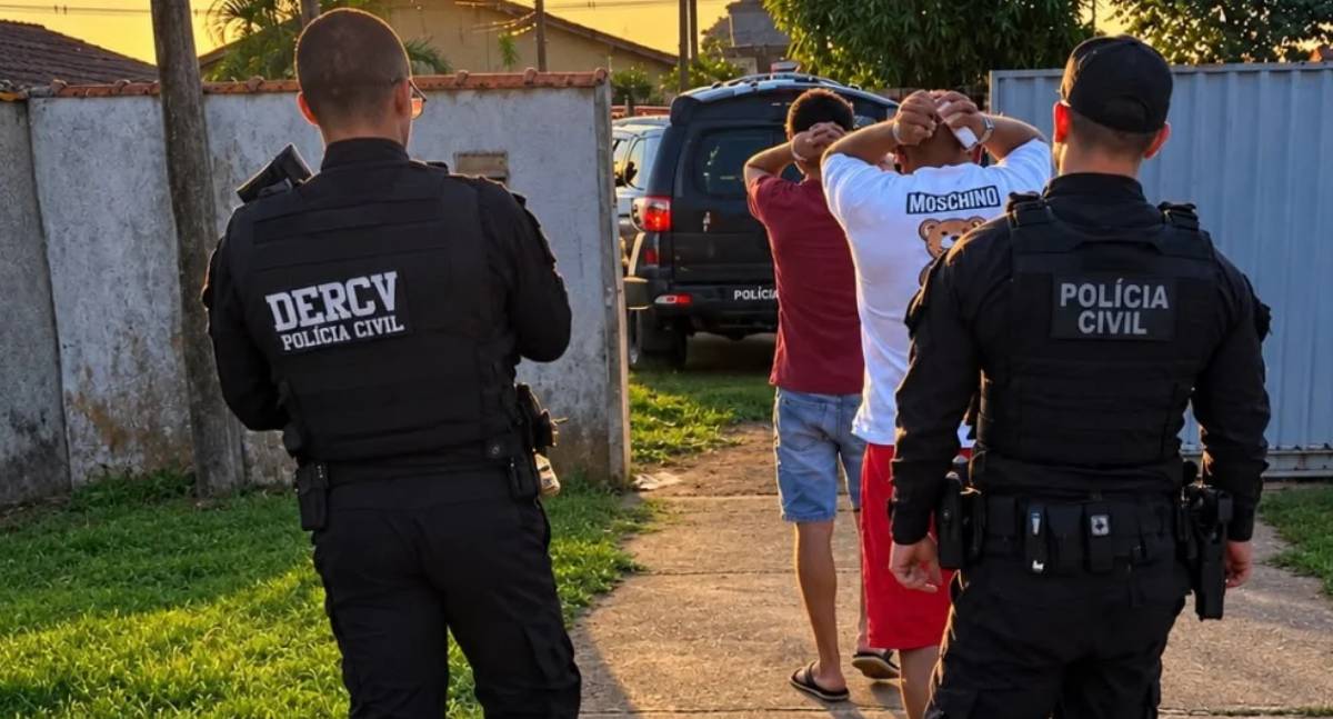 Polícia Civil prende dois homens por tráfico de drogas durante operação em RO