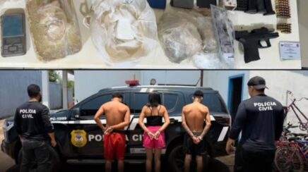 Polícia Civil prende três suspeitos em flagrante por tentativa de latrocínio após invasão a residência em RO