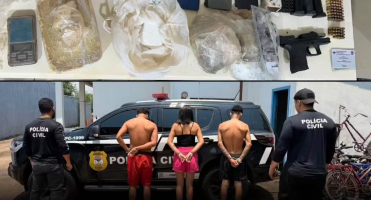 Polícia Civil prende três suspeitos em flagrante por tentativa de latrocínio após invasão a residência em RO