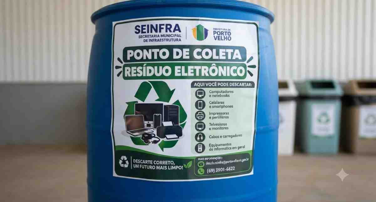 Porto Velho ganha ponto para descarte de resíduos eletrônicos