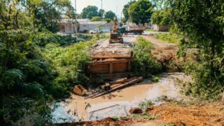 Prefeitura de Jaru constrói galeria de concreto no Jardim dos Estados