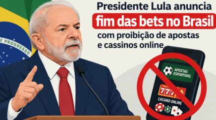 Presidente Lula anuncia fim das bets com proibição de apostas e cassinos online no Brasil