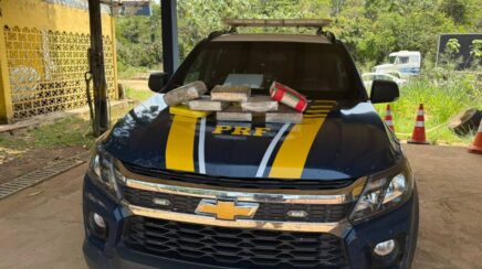 PRF apreende 8 kg de drogas transportadas em “táxi” no município de Porto Velho
