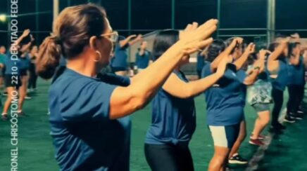 Projeto do Deputado Coronel Chrisótomo leva esporte e lazer para moradores de Alto Alegre dos Parecis