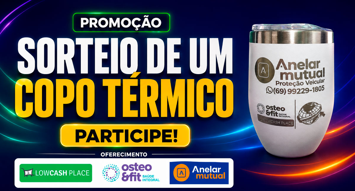 Promoção imperdível: concorra a um copo térmico!