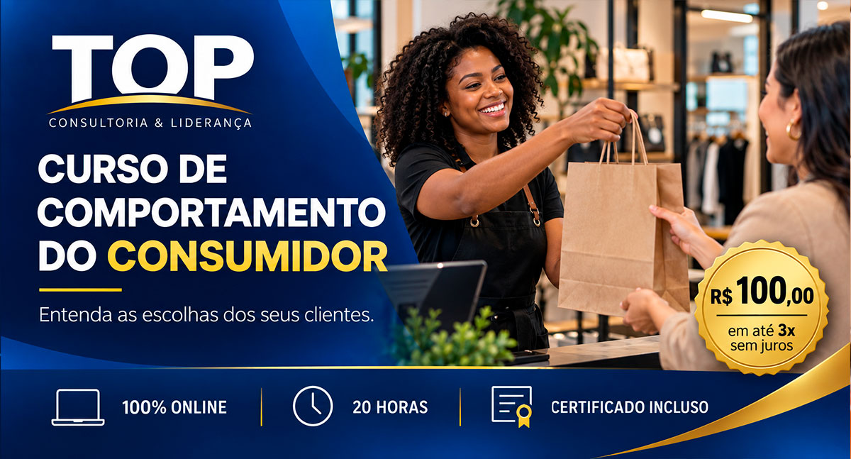 TOP Consultoria & Liderança oferece curso sobre consumidor