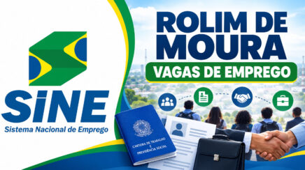 Sine de Rolim de Moura divulga 129 vagas de emprego
