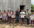 Samuel Costa é recebido por lideranças indígenas na Aldeia Karitiana Central e defende protagonismo dos povos originários