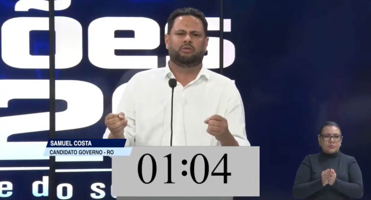 Samuel Costa se destaca novamente no segundo debate ao Governo de Rondônia promovido pela Rema TV