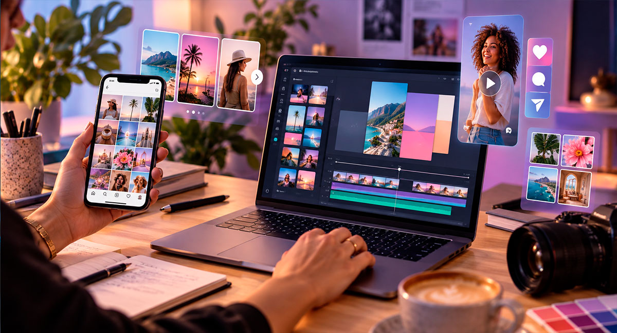 Como criar conteúdo visual mais atraente para Instagram e outras redes