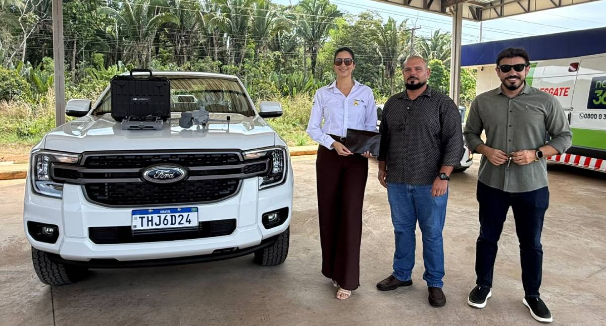 Sema de Porto Velho recebe caminhonete e drone para fiscalização ambiental