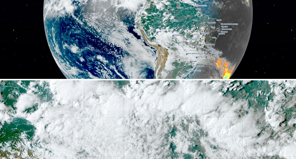 Semana começa sob forte alerta de chuvas intensas, com possibilidade de tempestades e muitas descargas elétricas