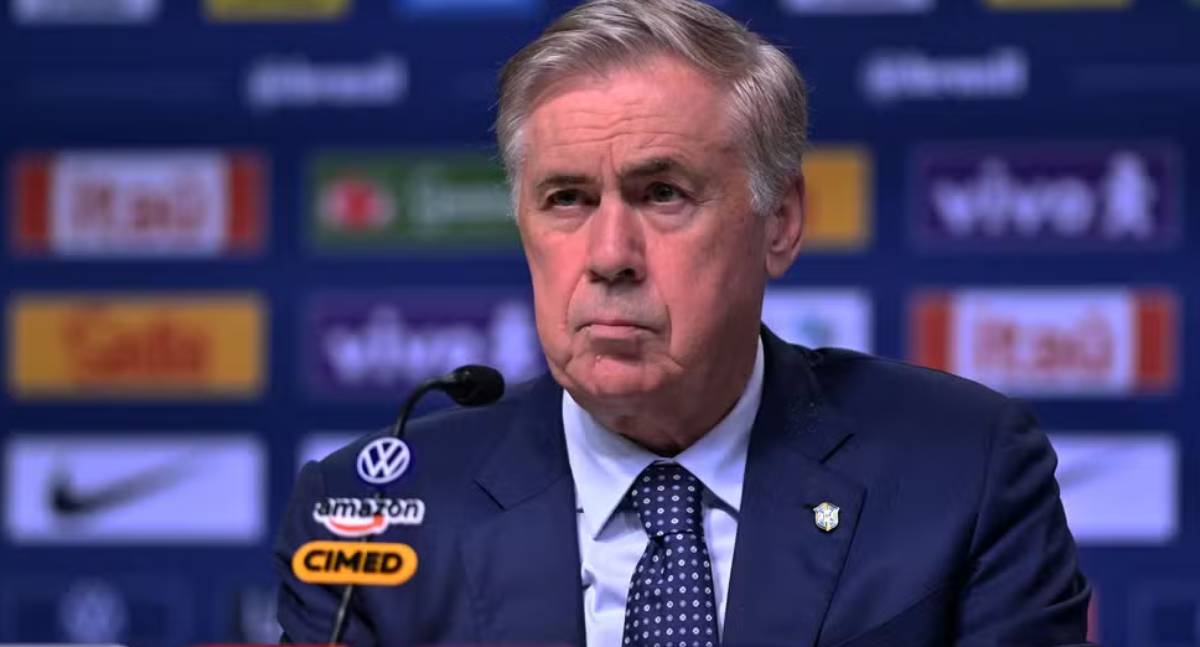 Técnico Carlo Ancelotti anuncia primeira convocação da seleção brasileira pós Copa do Mundo