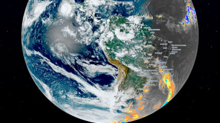 GOES-16 e GOES-19 revelam instabilidade e atividade elétrica sobre Rondônia