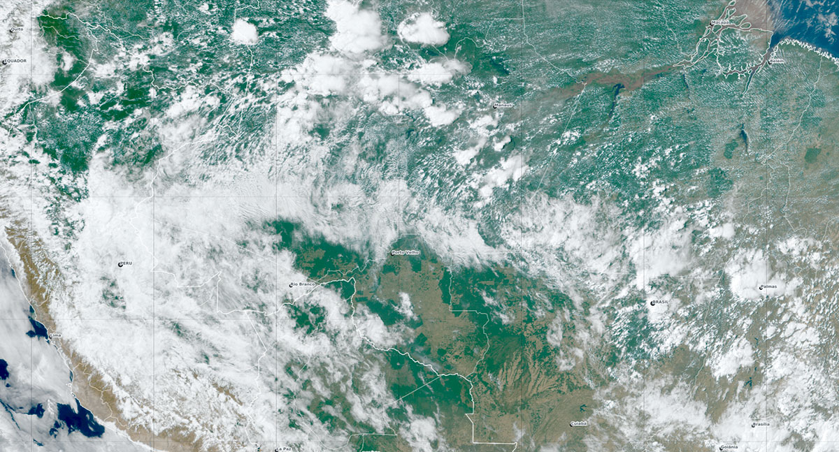 Desfile de 7 de Setembro pode ter chuva, raios e ventos fortes em Porto Velho, aponta GOES-19