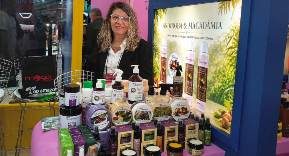 Top Amazon Cosméticos leva a bioeconomia de Rondônia à maior feira de beleza das Américas