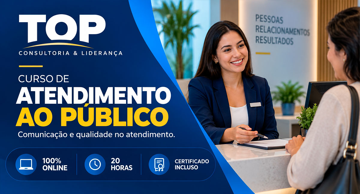 TOP Consultoria & Liderança: curso de atendimento ao público