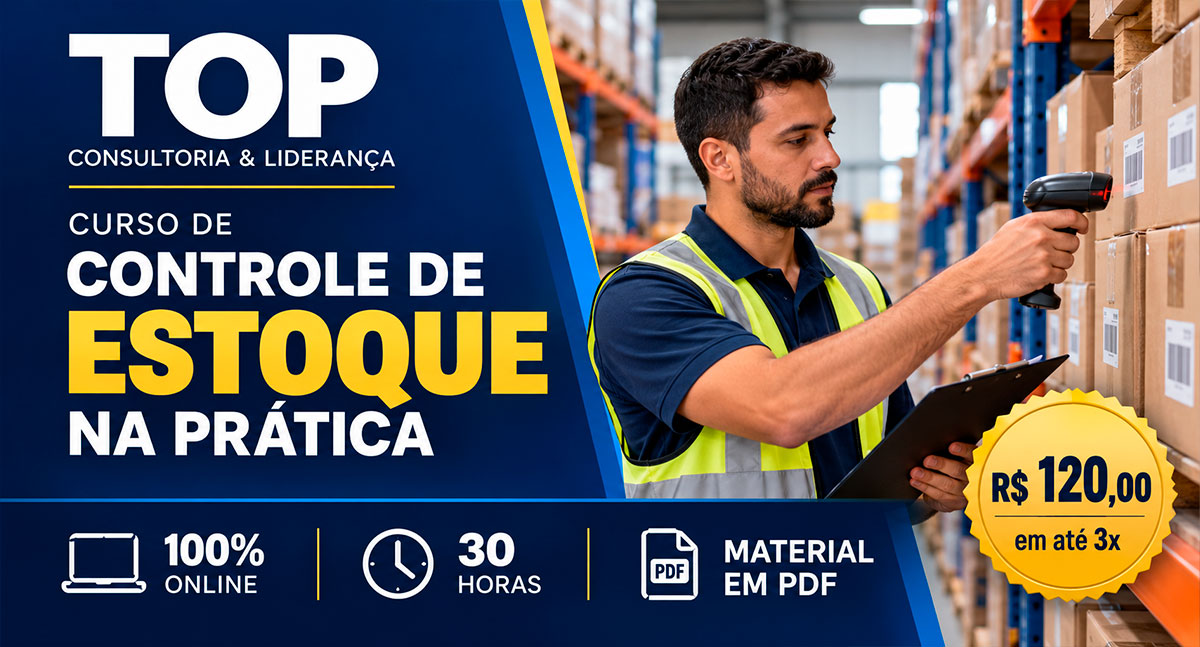 TOP Consultoria & Liderança: curso de controle de estoque