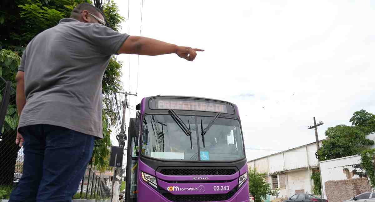 Transporte público será gratuito em Porto Velho nos dois turnos