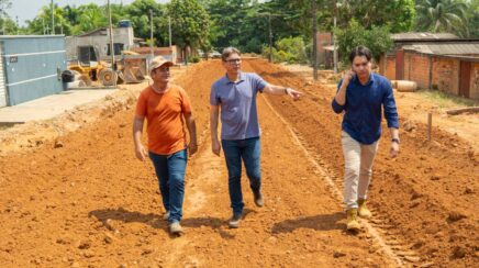 Trecho da Avenida Brasil no setor 05 é mais uma via contemplada com drenagem e asfalto novo