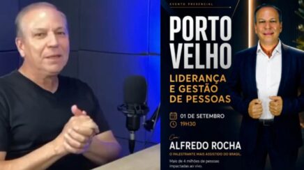 Treinamento com o palestrante Alfredo Rocha ocorre nesta terça-feira na capital rondoniense