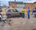 Três carros colidem após avanço de preferencial na Zona Sul