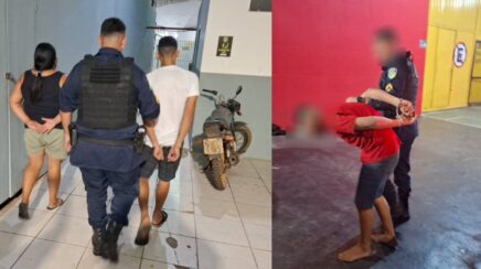 Três suspeitos são detidos com duas armas e munições no Morar Melhor