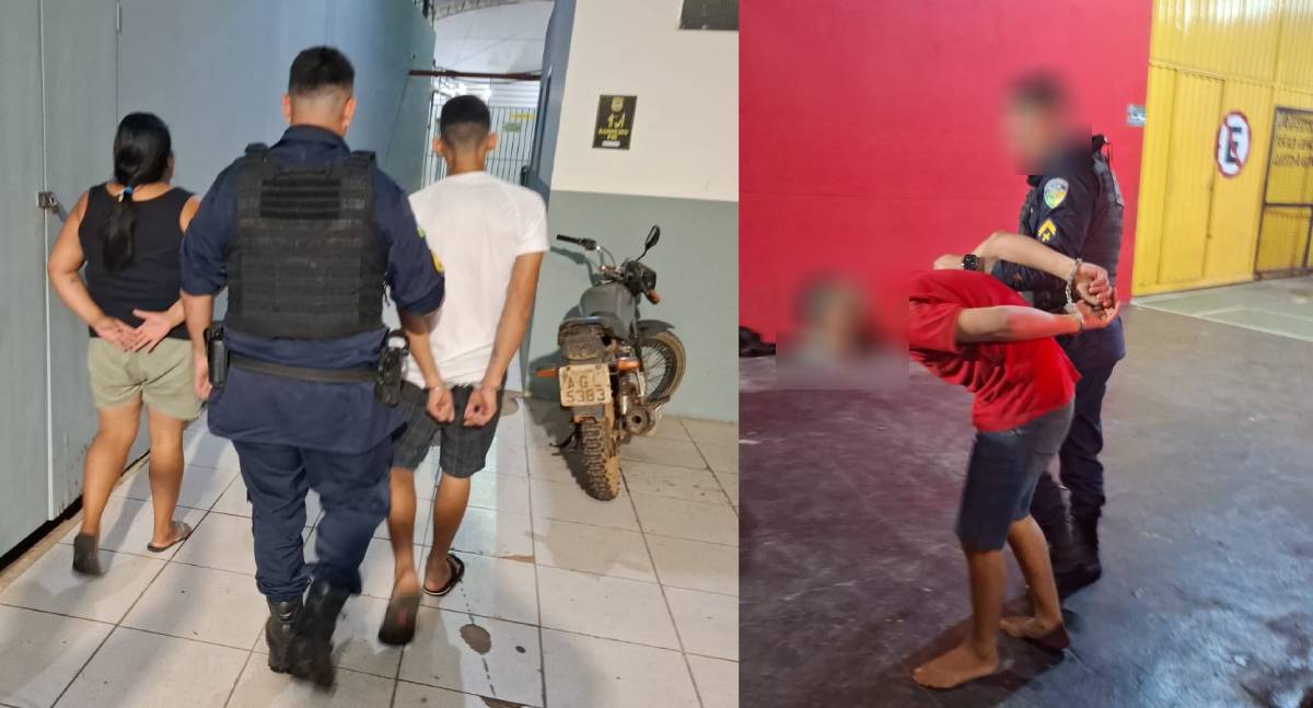 Três suspeitos são detidos com duas armas e munições no Morar Melhor
