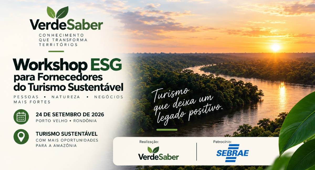 Workshop ESG aproxima sustentabilidade da rotina de pequenos negócios do turismo em Porto Velho