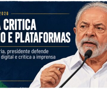 Lula ataca Flávio, critica imprensa e cobra plataformas