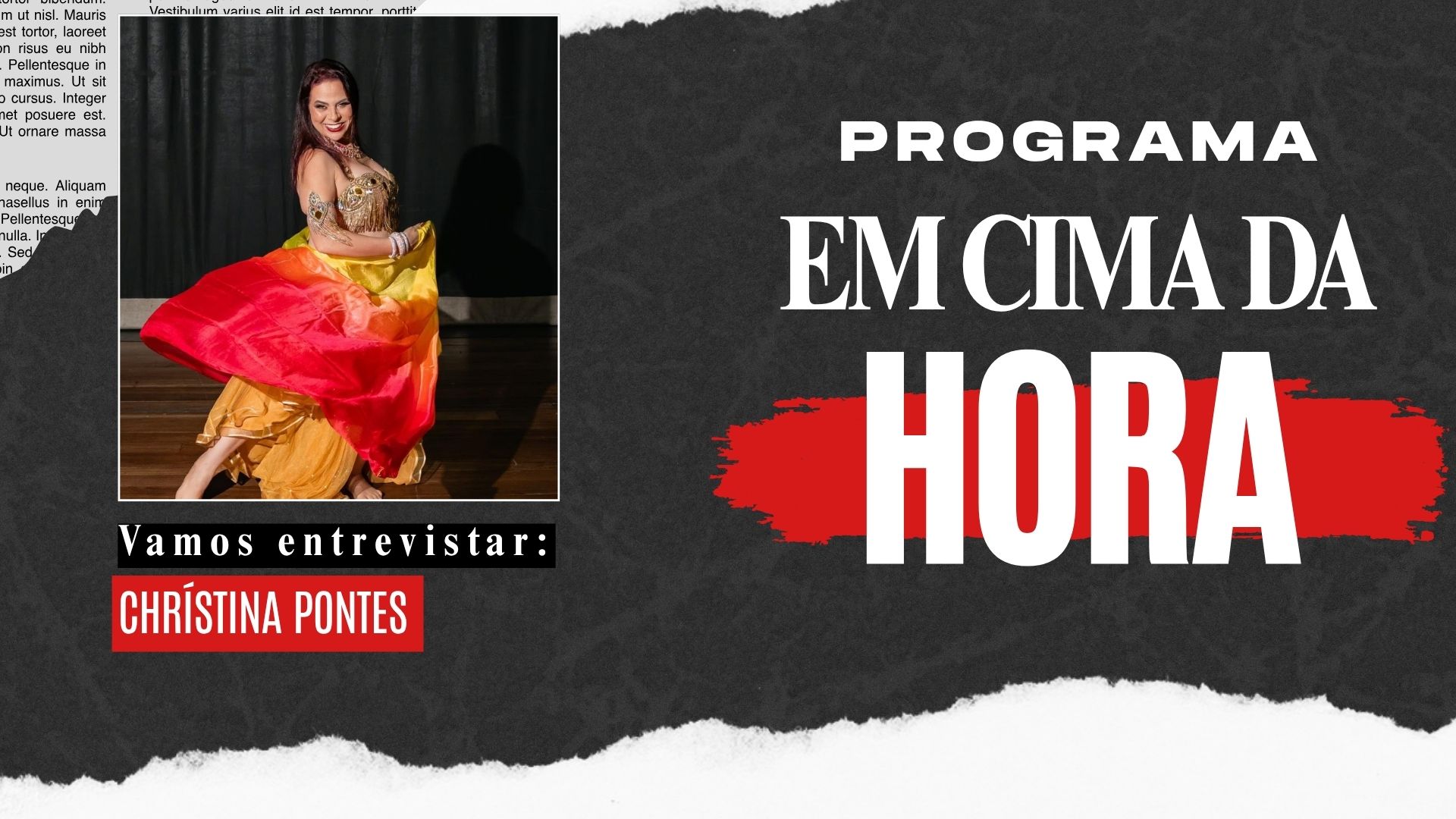 Em Cima da Hora: Chrístina Pontes apresenta o Bellyworld