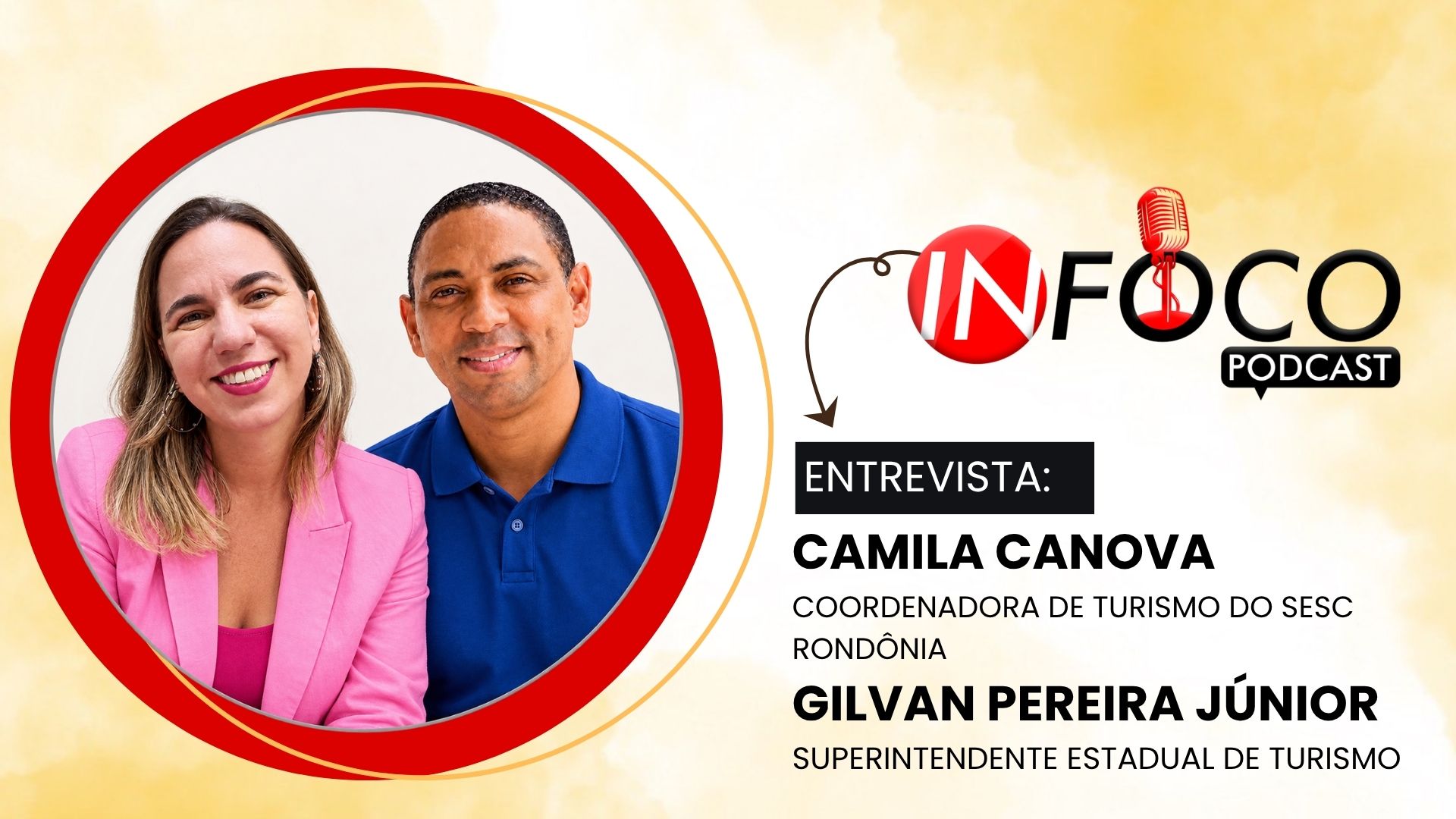 In Foco Podcast: Camila Canova e Gilvan Pereira Júnior apresentam a Expoturismo Rondônia
