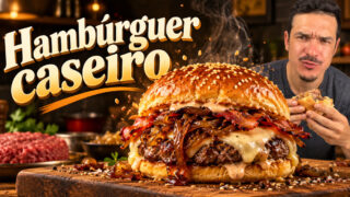 Hambúrguer caseiro do chef Jamison tem molho especial
