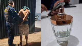 Homem com tornozeleira é preso após furto de frasco vazio em Porto Velho