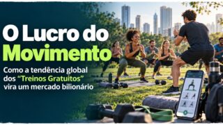 O Lucro do Movimento: Como a tendência global dos “Treinos Gratuitos” vira um mercado bilionário