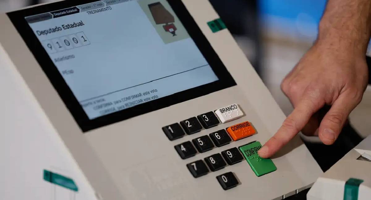 Eleições 2026: veja a ordem de votação na urna eletrônica