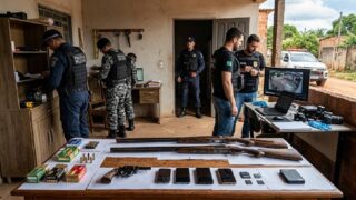 Operação prende dois suspeitos e apreende armas em Jorge Teixeira