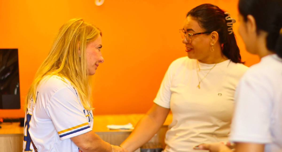 Ieda Chaves durante agenda de campanha eleitoral em Porto Velho