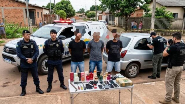 Polícia prende três suspeitos e recupera perfumes furtados em Porto Velho