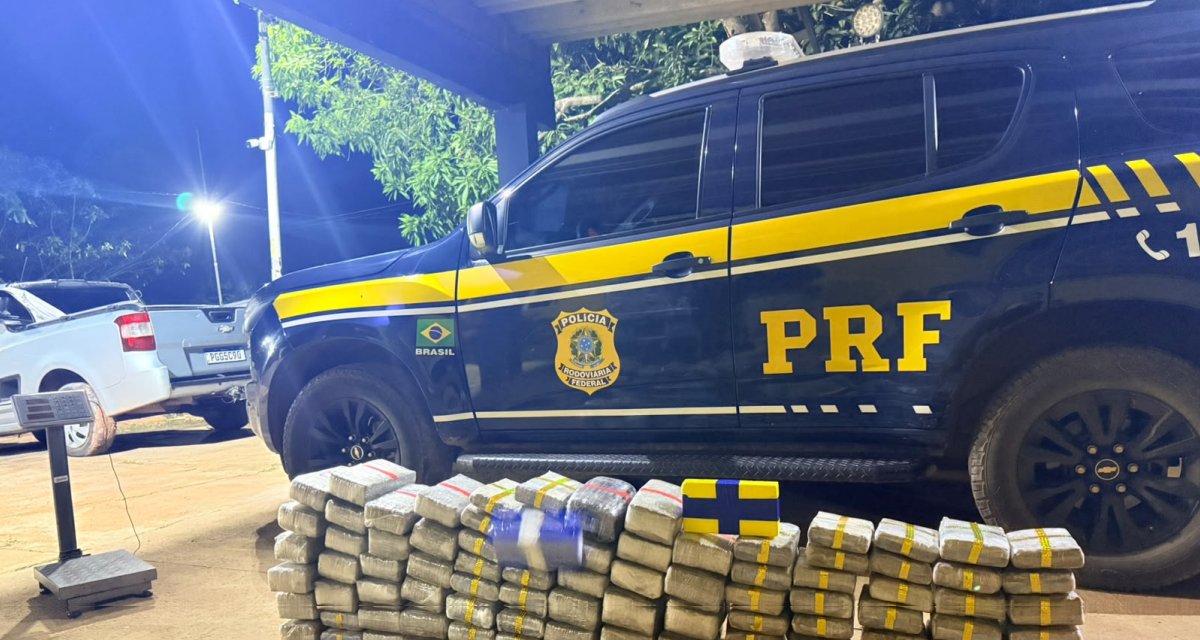 PRF apreende maconha e cocaína na BR-364; motorista sem CNH é preso por tráfico em Porto Velho