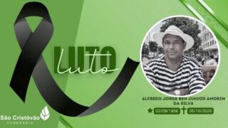 Nota de pesar: Alfredo Jorge Ben Junior Amorim da Silva