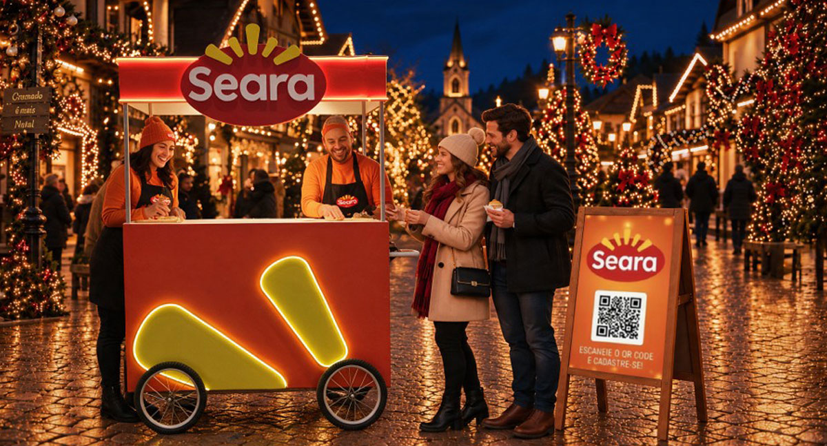 Seara inaugura a magia do Natal Luz de Gramado com experiências exclusivas e degustação do tradicional Fiesta Seara