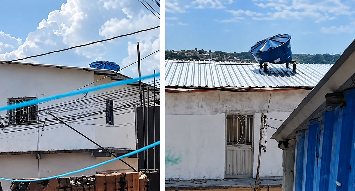 Caixa d’água “derrete” com o calor e vira cena de espanto em Manaus, Amazonas