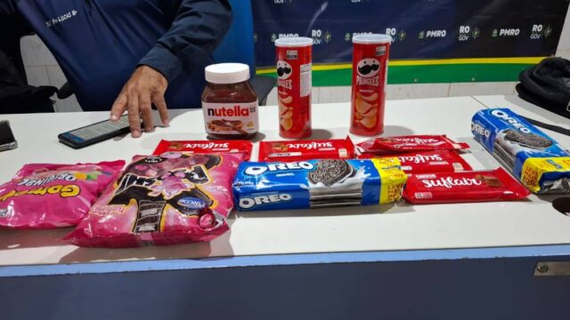 Adolescente de 14 anos é apreendida suspeita de furtar doces e chocolates em mercado de Porto Velho