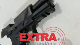 Adolescente é apreendido com pistola e munições após perseguição em RO