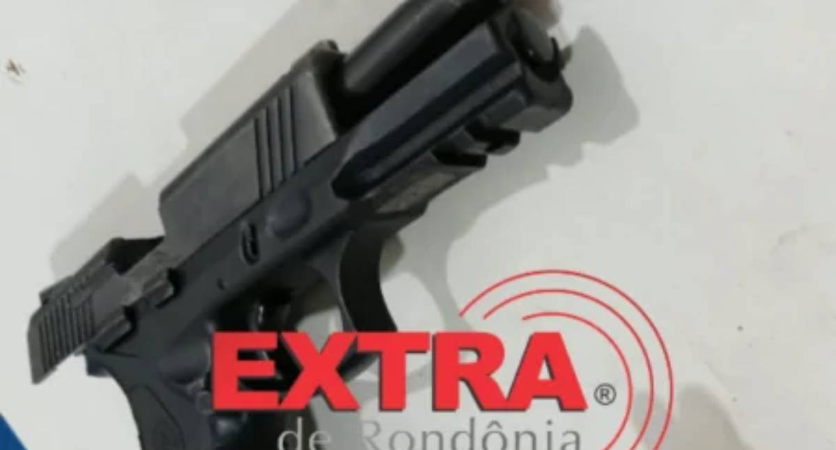 Adolescente é apreendido com pistola e munições após perseguição em RO