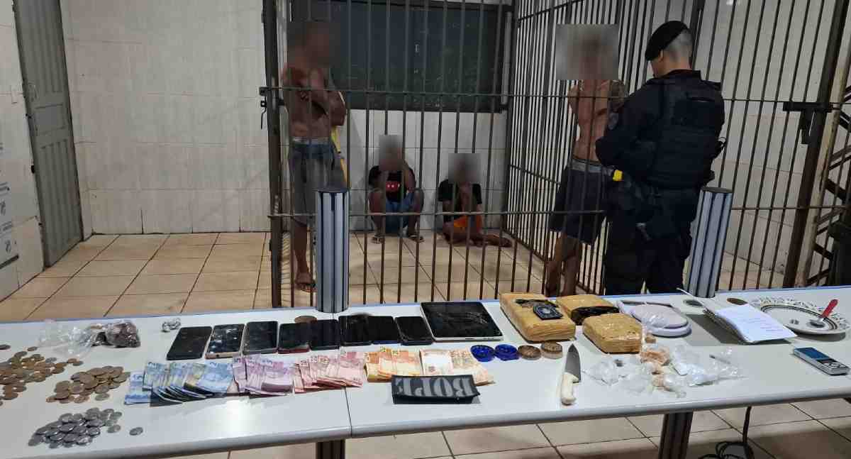 BOPE prende cinco homens e apreende adolescente por tráfico em Porto Velho