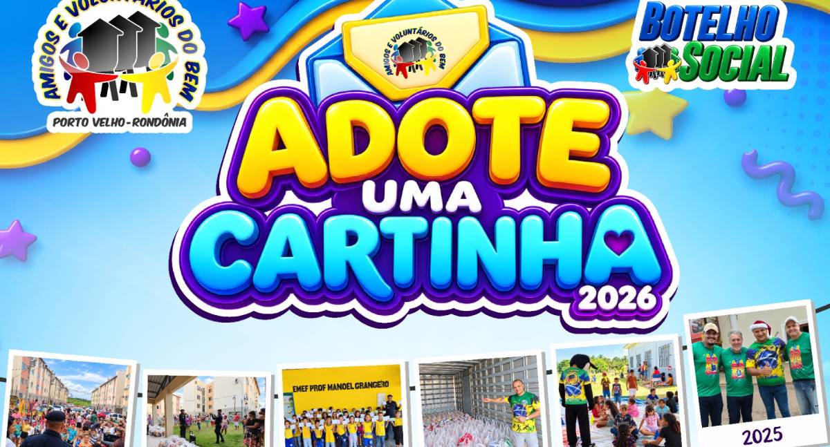 Campanha Adote uma Cartinha 2026 mobiliza voluntários para realizar sonhos de crianças em sete comunidades