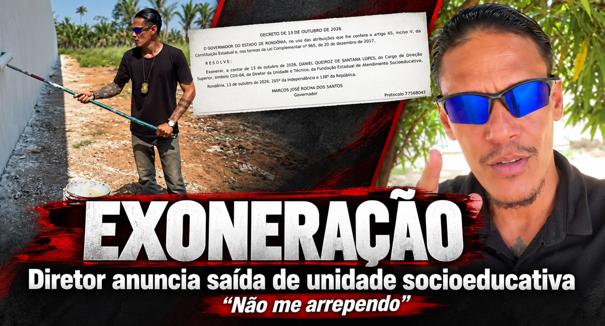 “Não me arrependo”, diz diretor ao anunciar exoneração