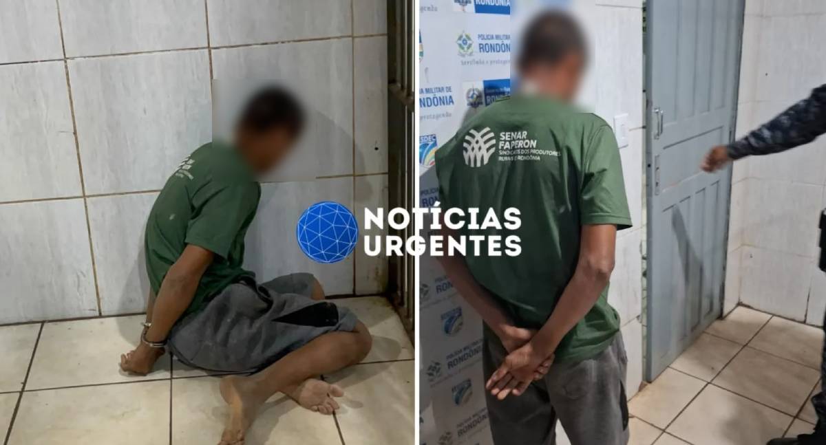 Caseiro é preso suspeito de abusar de criança de 6 anos no Ramal Maravilha, em Porto Velho